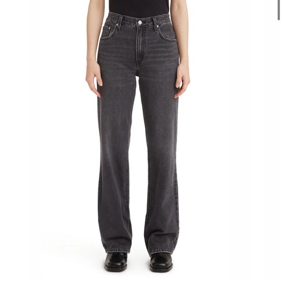 New Levi's Baggy Boot Jeans mid rise premium - Picture 2 of 11